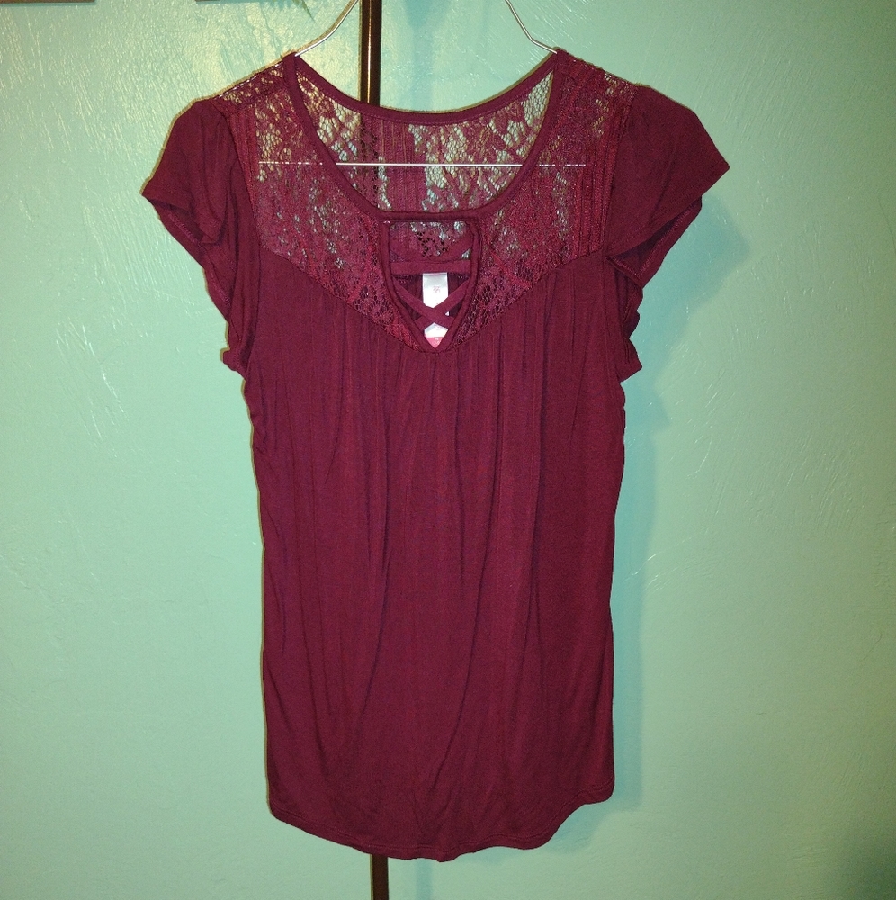 No Boundaries Flutter sleeve top